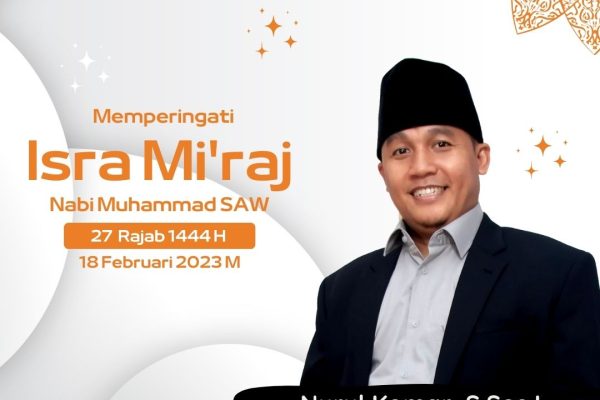 Ucapan Isra Mi’raj Nurul Komar  Kepala SMPIT As-Syifa Boarding School Jalancagak 2